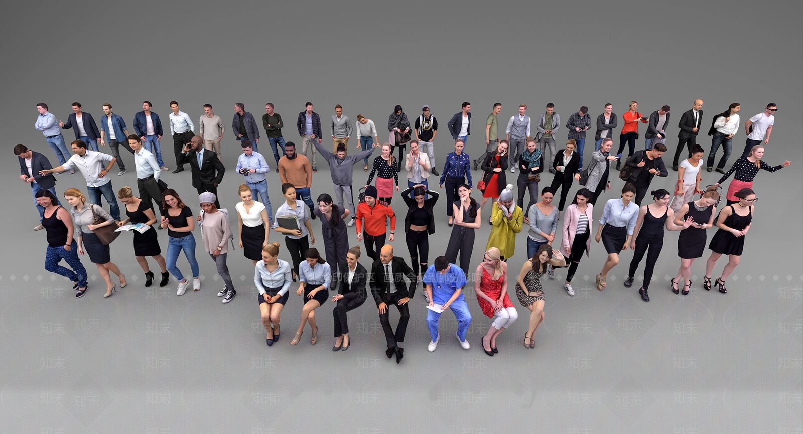 多人3D模型下载【ID:1166256932】