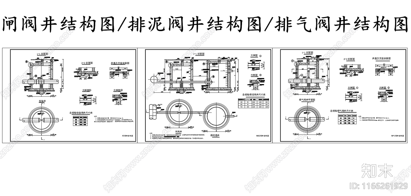 给排水节点详图cad施工图下载【ID:1166261929】