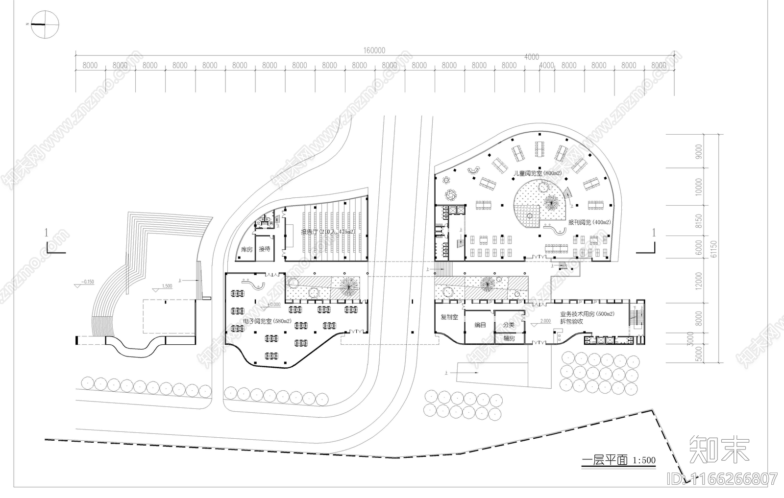 现代其他公共建筑cad施工图下载【ID:1166266807】