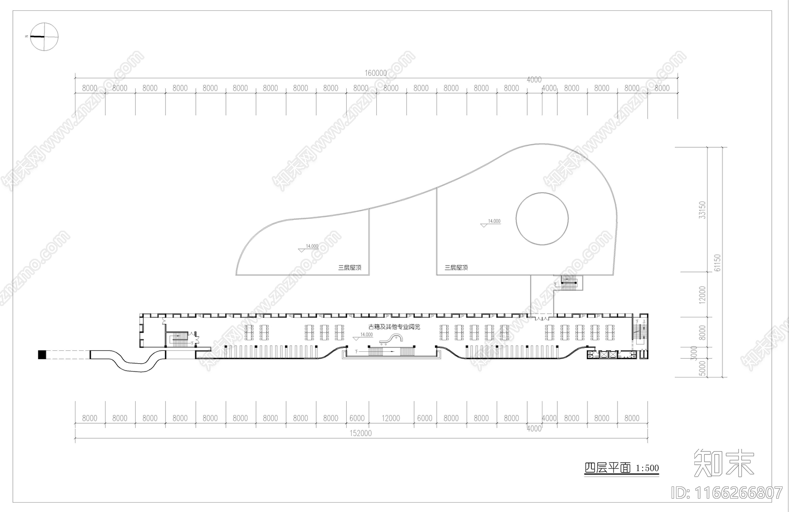 现代其他公共建筑cad施工图下载【ID:1166266807】