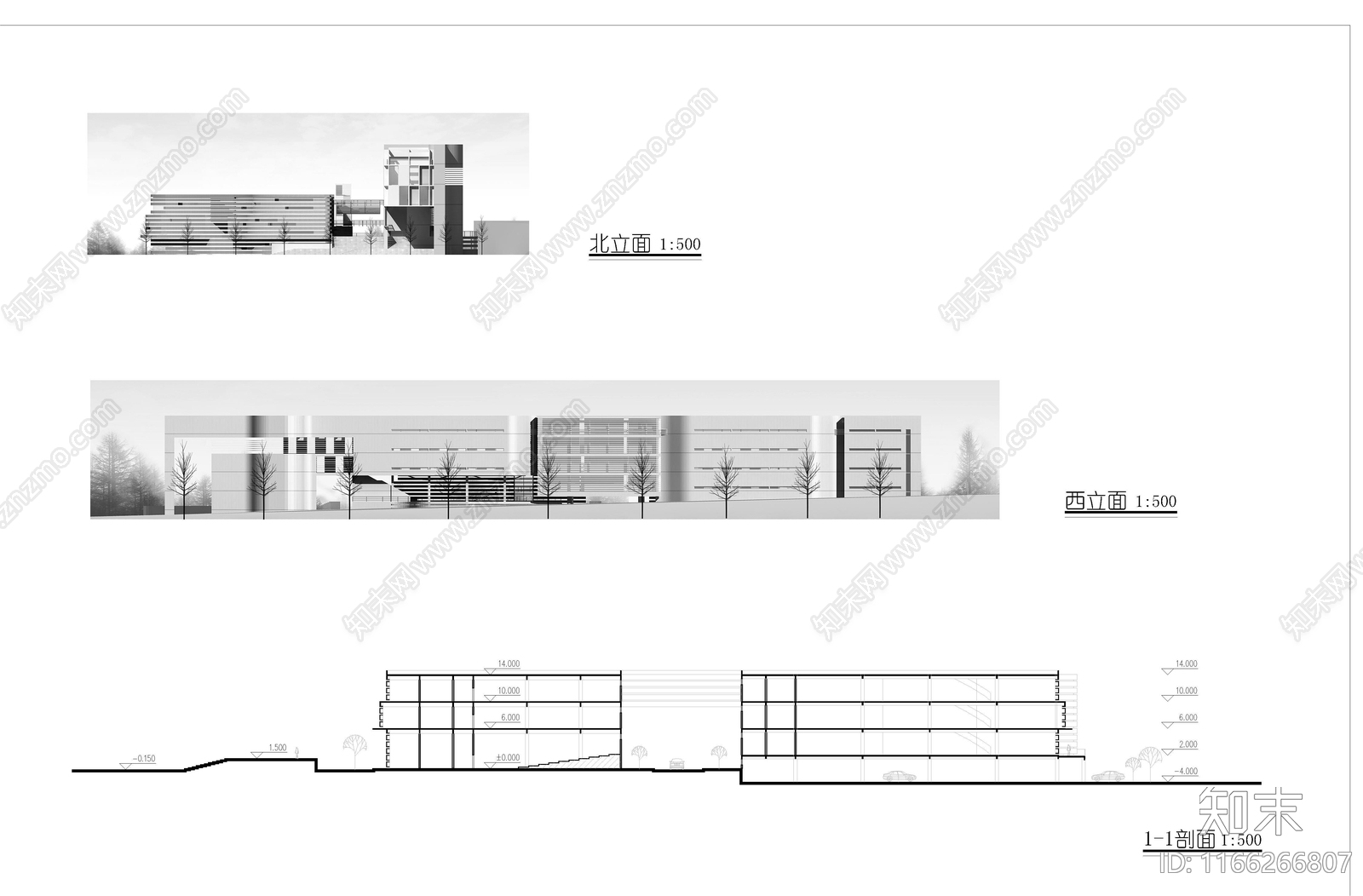 现代其他公共建筑cad施工图下载【ID:1166266807】