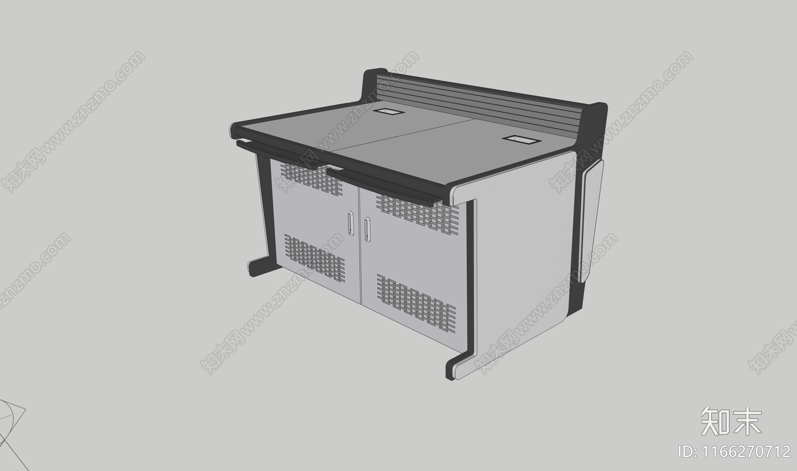 现代极简操作台SU模型下载【ID:1166270712】
