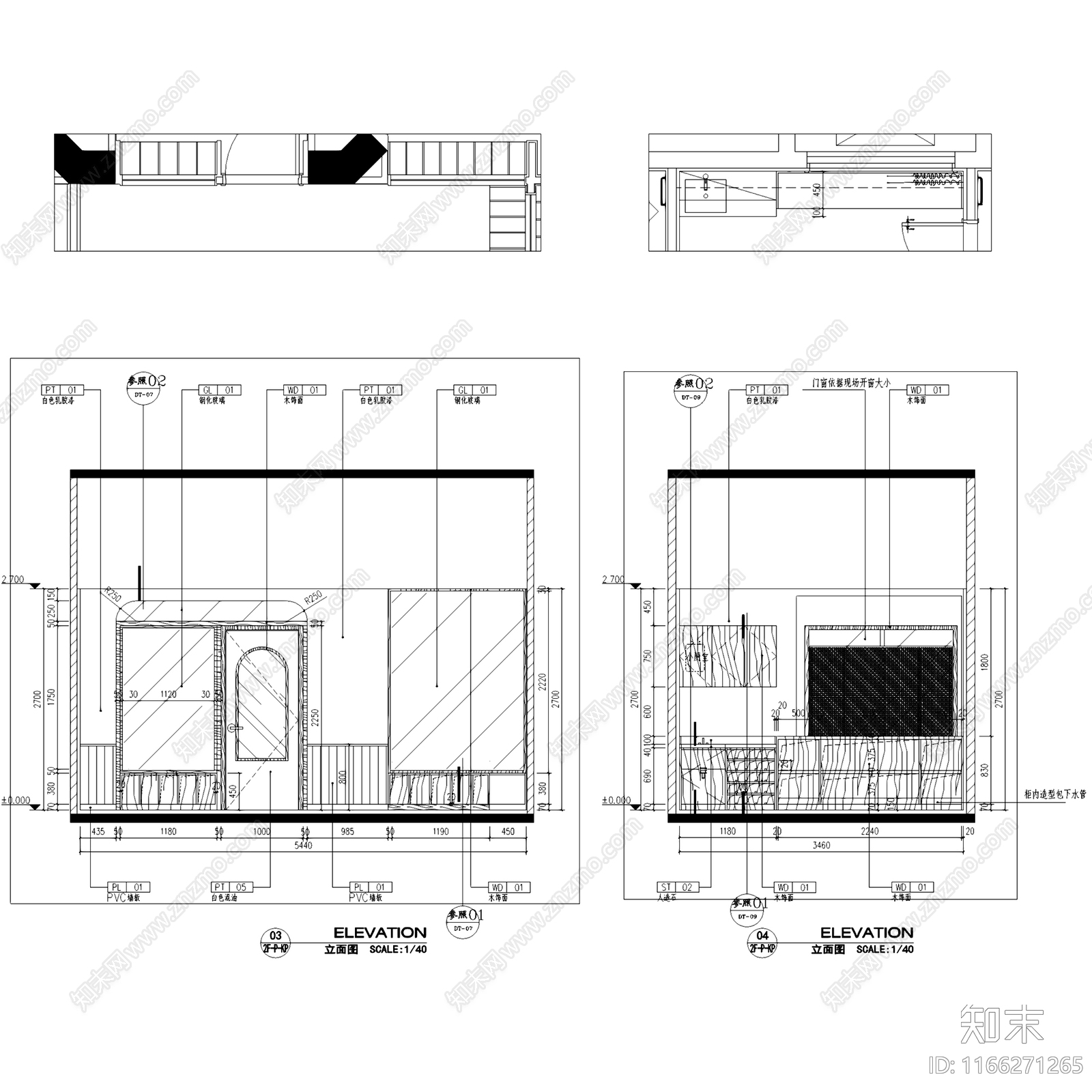 现代培训中心cad施工图下载【ID:1166271265】