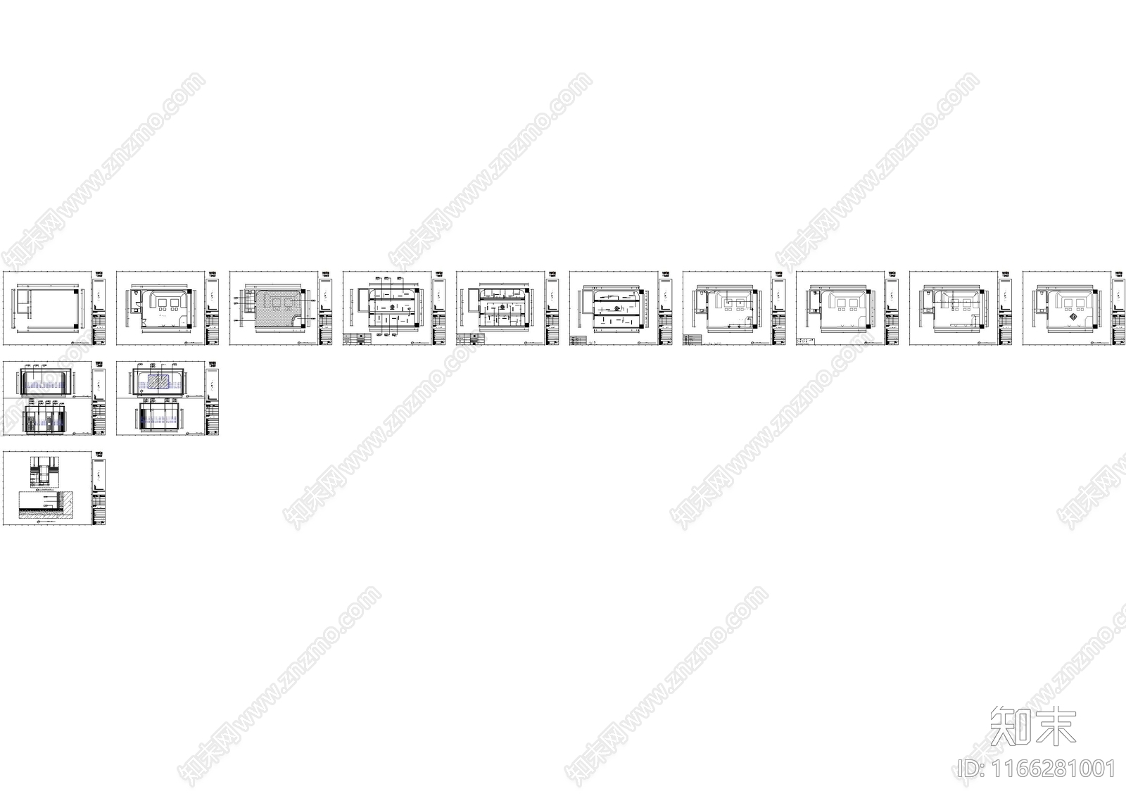 现代KTVcad施工图下载【ID:1166281001】