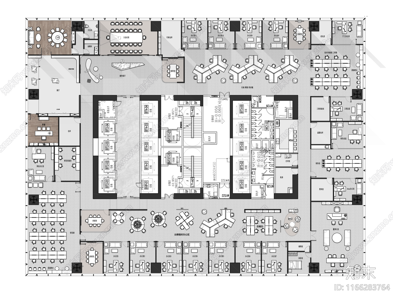 工装平面图施工图下载【ID:1166283764】