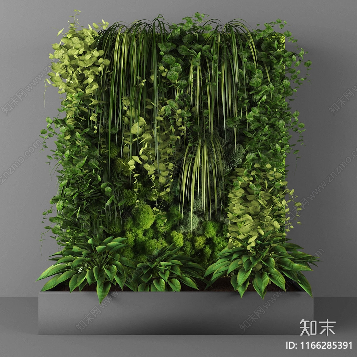 植物堆3D模型下载【ID:1166285391】