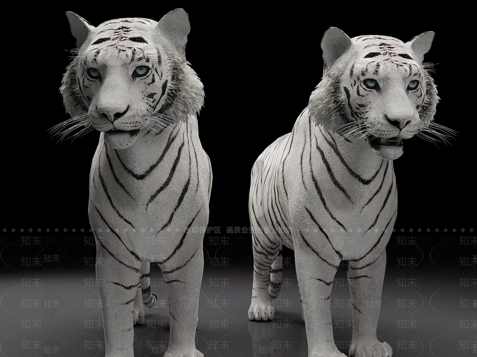 爬行类动物3D模型下载【ID:1166296873】