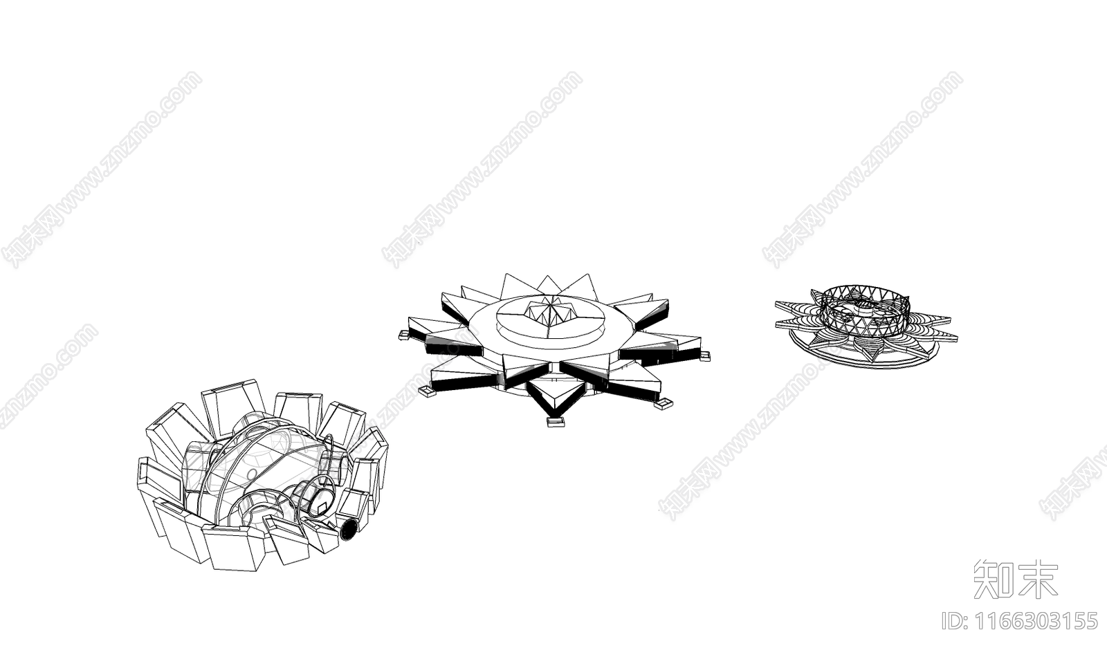 现代新中式其他商业建筑SU模型下载【ID:1166303155】