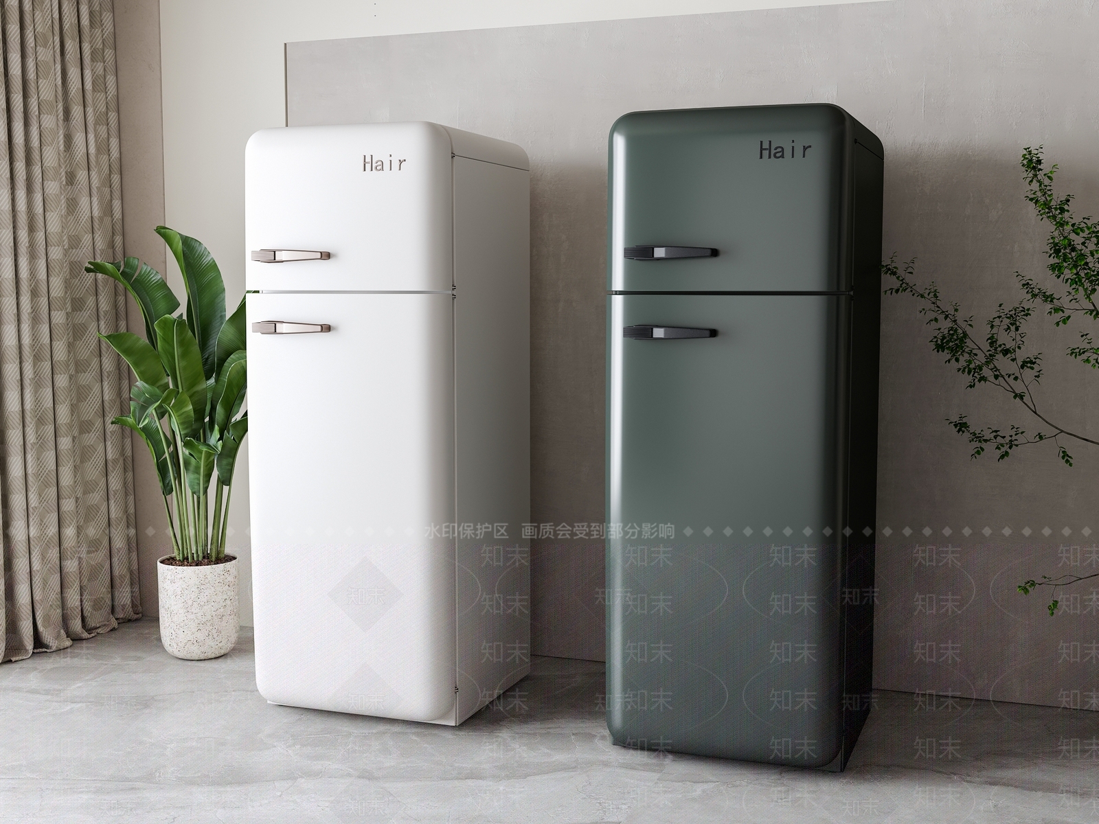 冰箱SU模型下载【ID:1166303493】