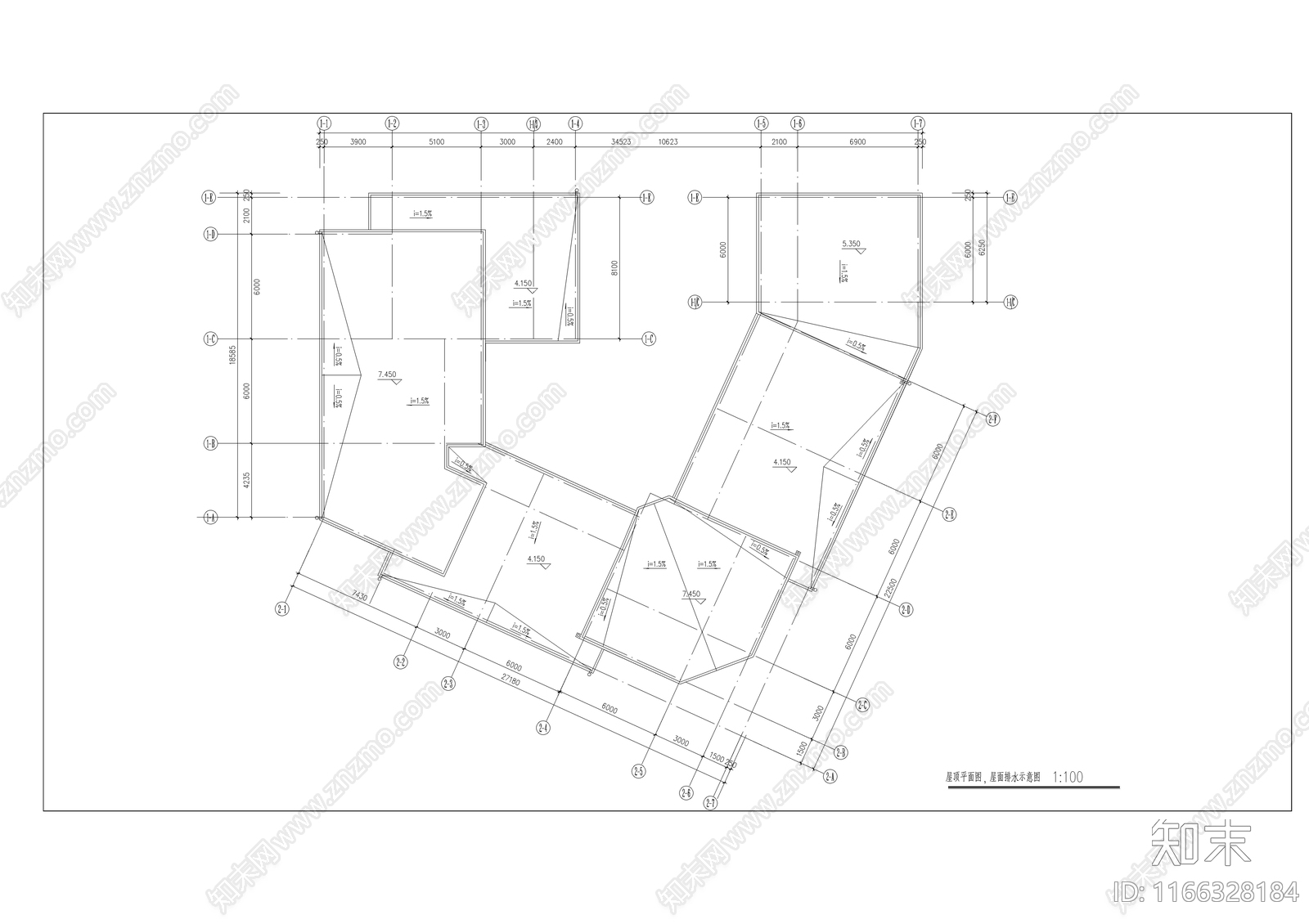 新中式中式商业街施工图下载【ID:1166328184】