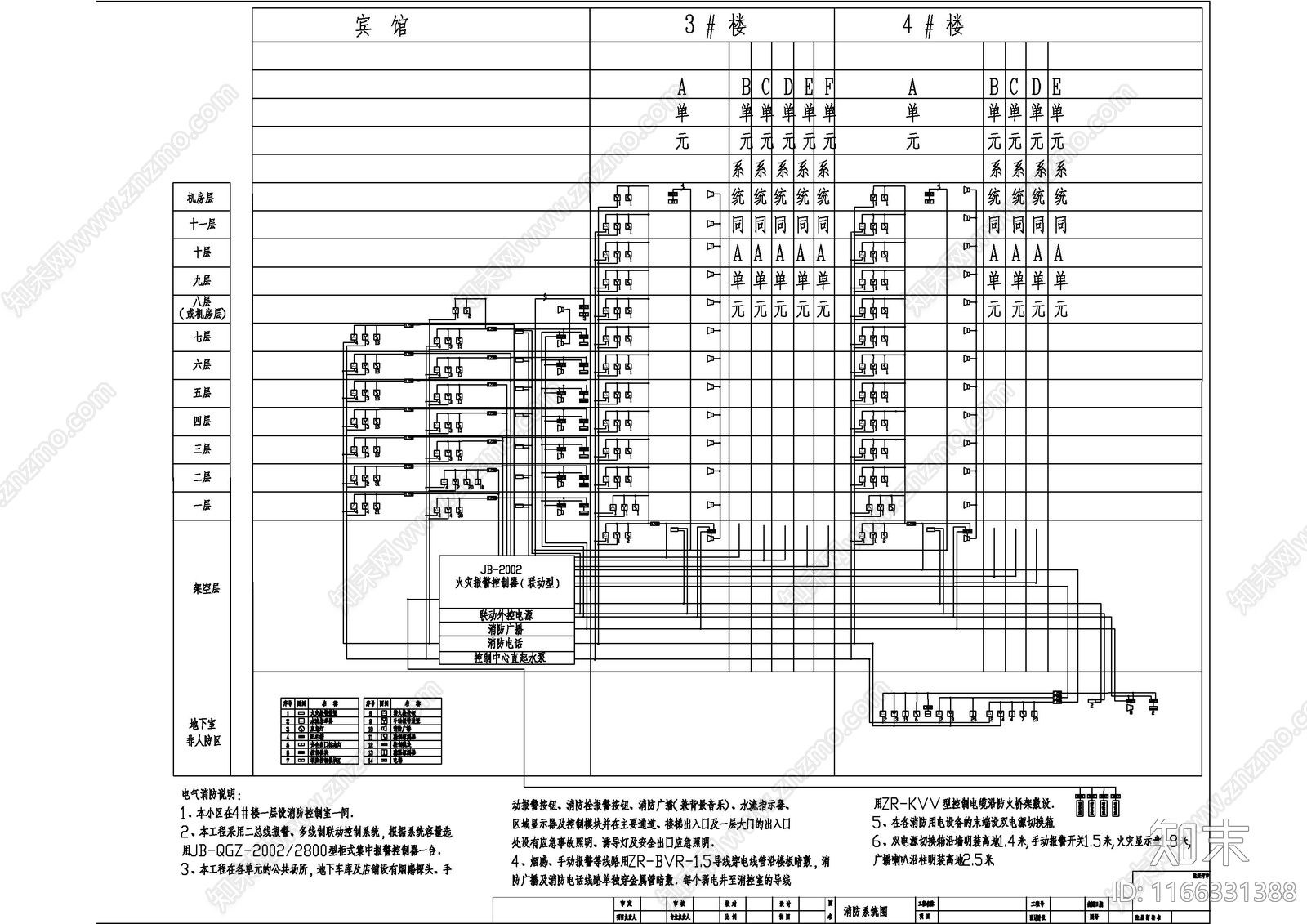 给排水图cad施工图下载【ID:1166331388】