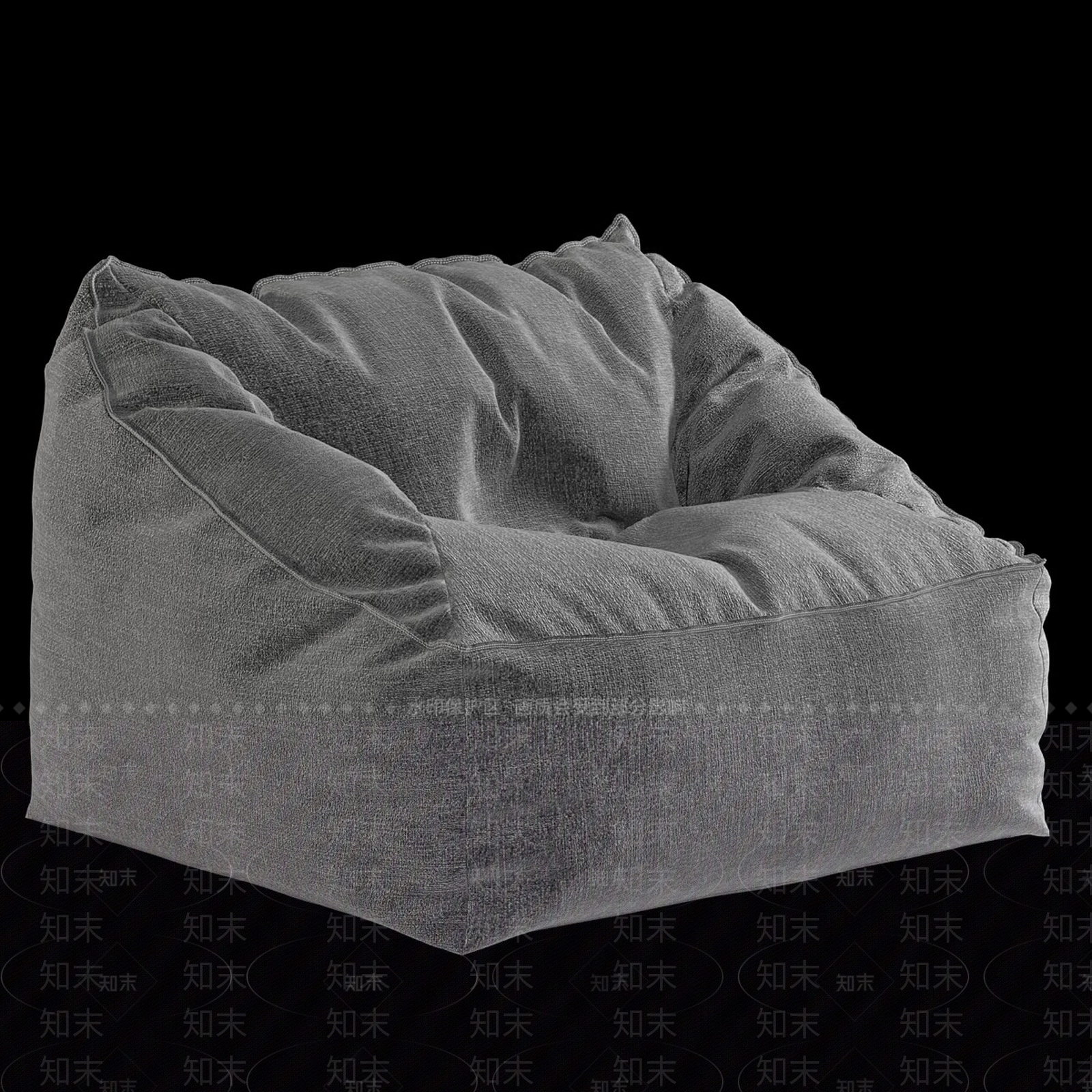 沙发凳3D模型下载【ID:1166344115】