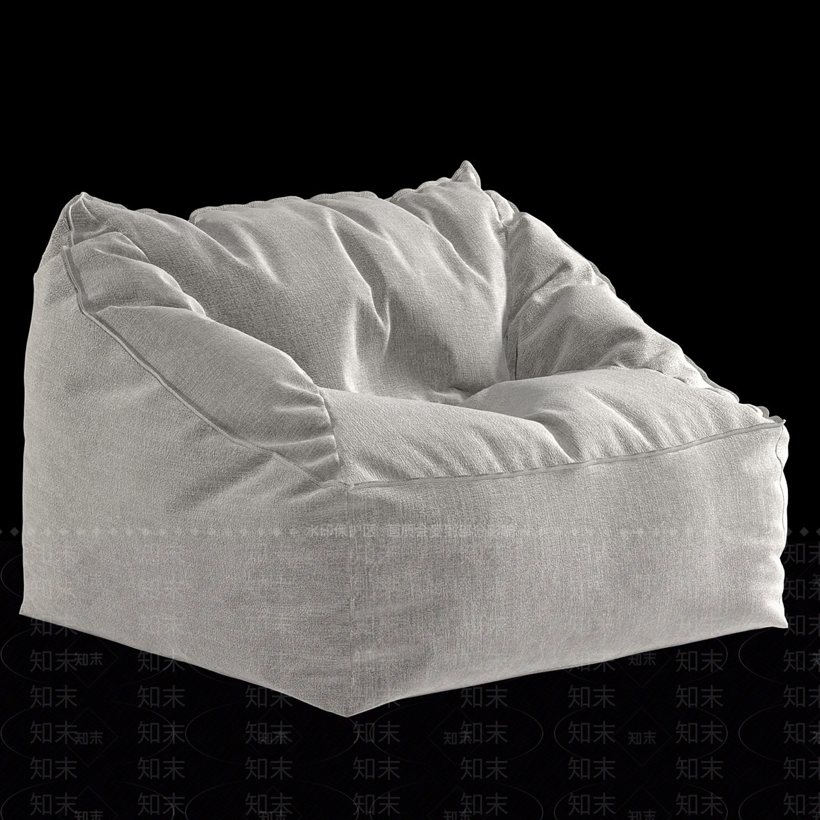 沙发凳3D模型下载【ID:1166344115】