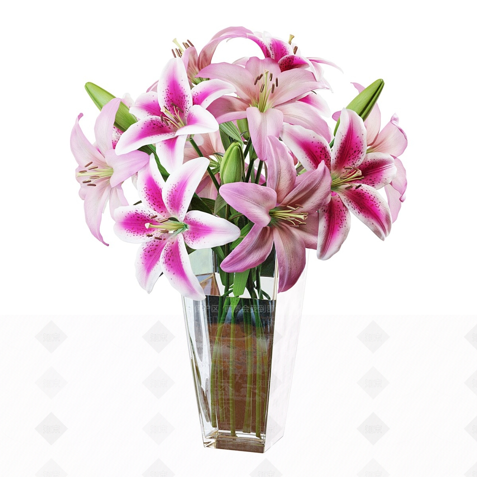 花艺3D模型下载【ID:1166344234】