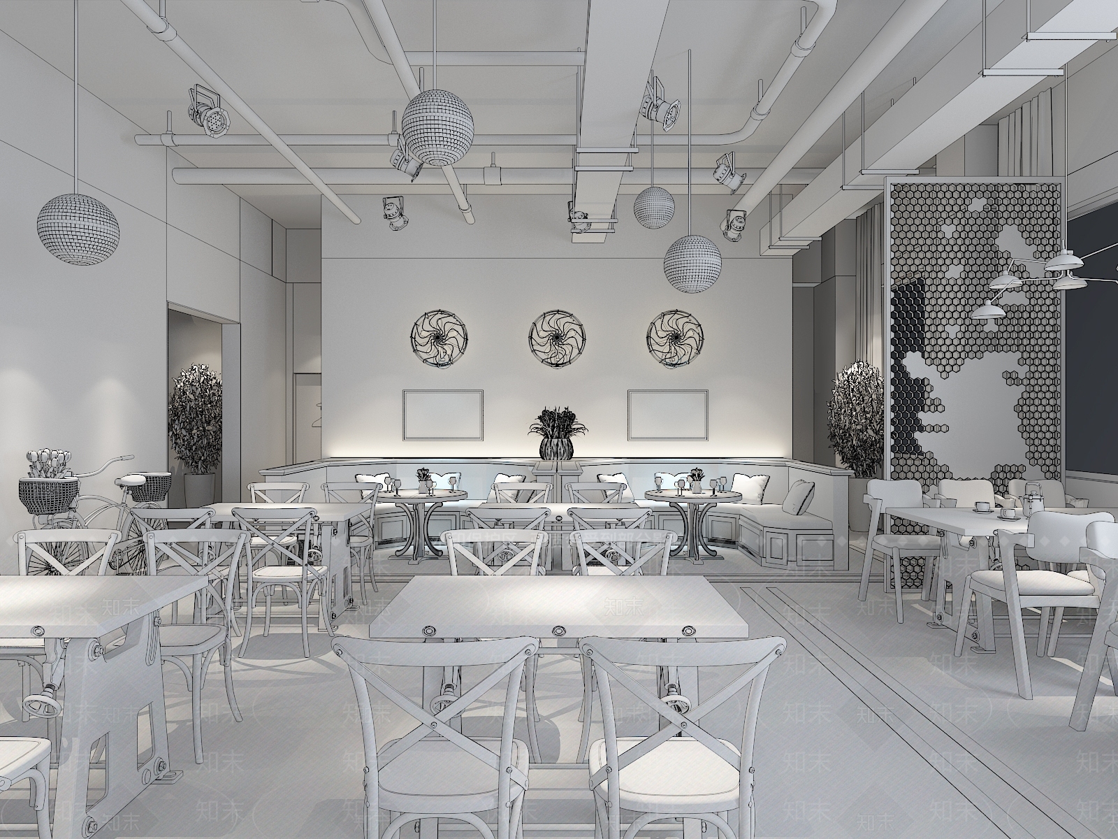 工业酒吧3D模型下载【ID:1166351368】
