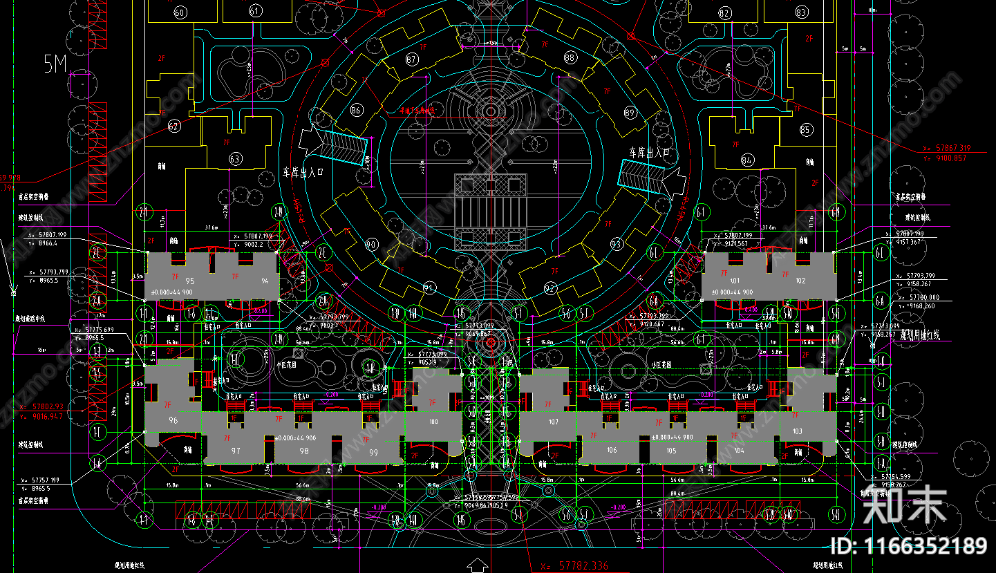 建筑平面图施工图下载【ID:1166352189】