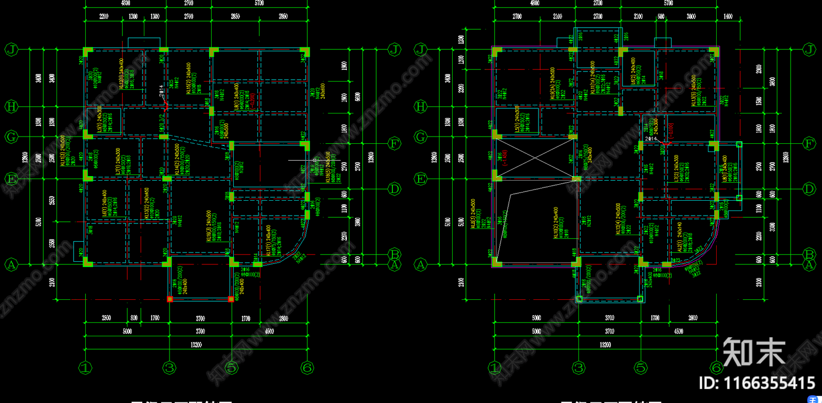 现代别墅建筑cad施工图下载【ID:1166355415】