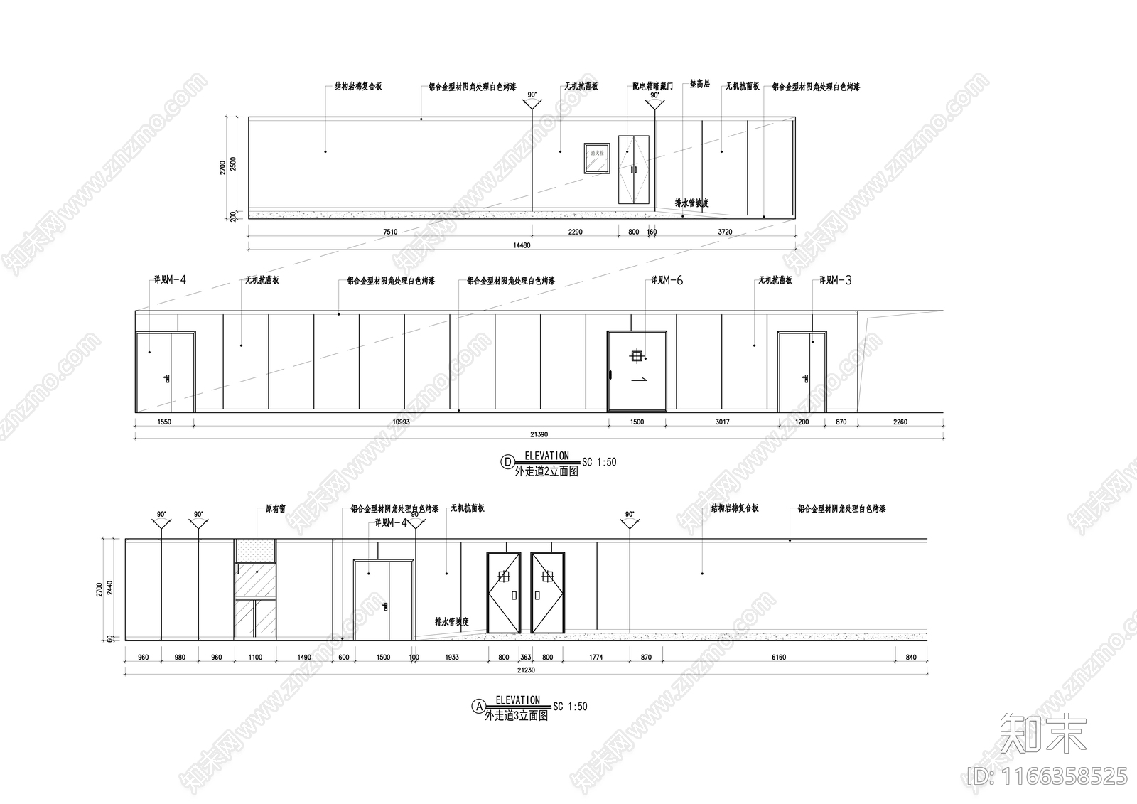 现代医院cad施工图下载【ID:1166358525】