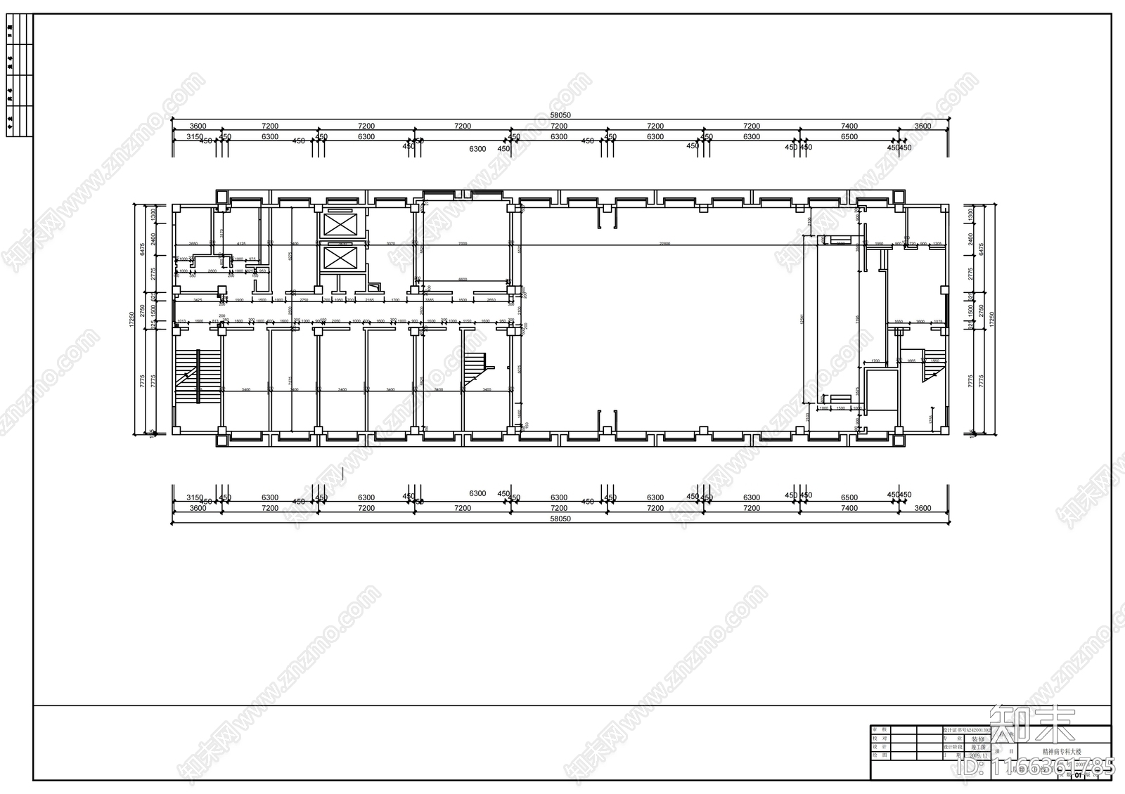 现代医院cad施工图下载【ID:1166361785】