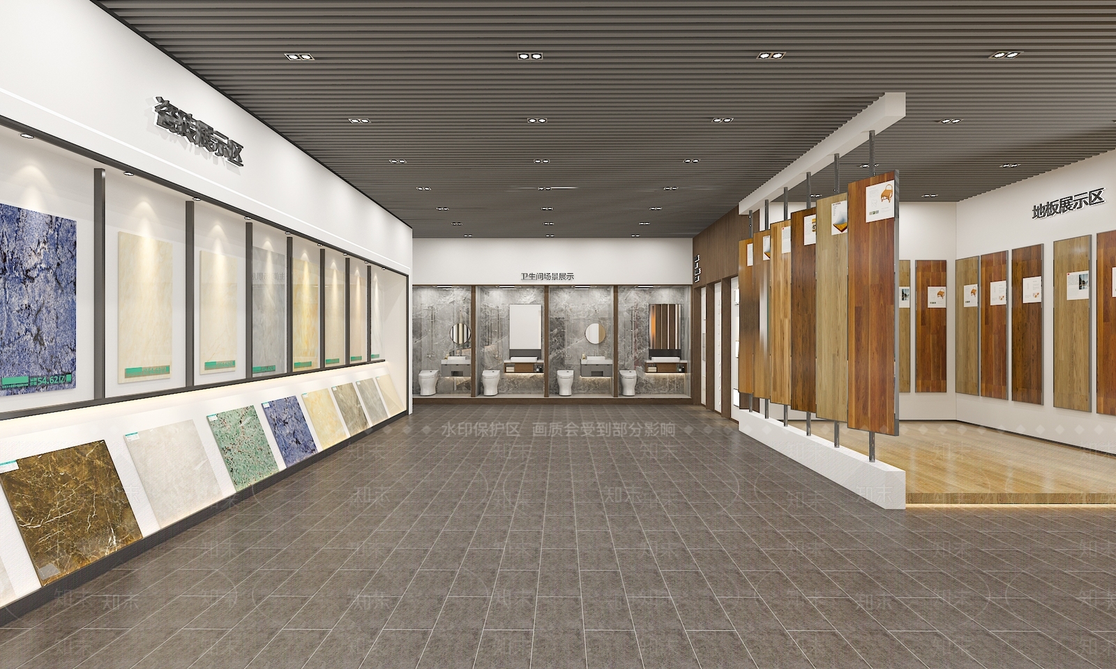 现代其他展厅SU模型下载【ID:1166365182】