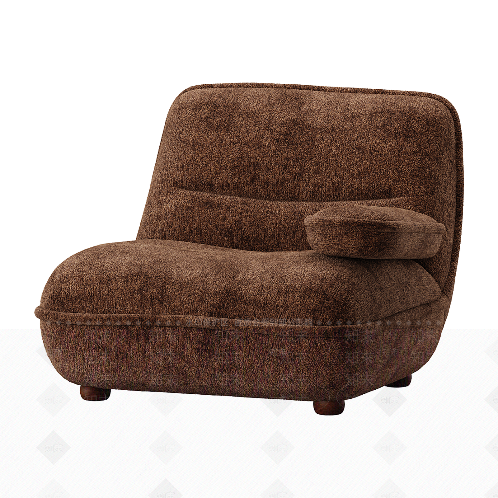 北欧单人沙发3D模型下载【ID:1166437924】