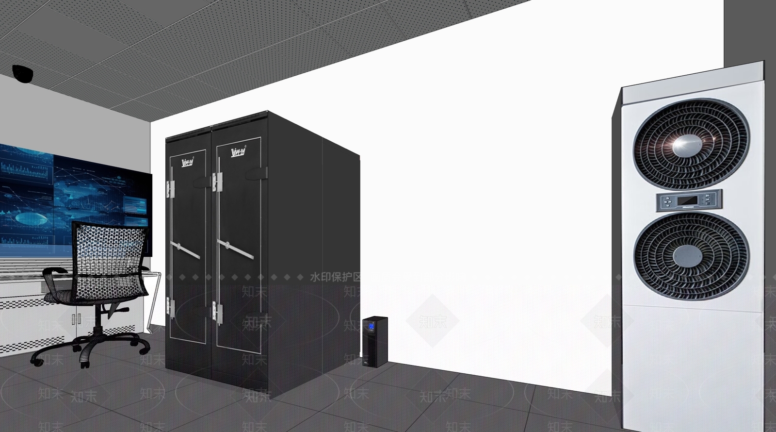 现代其他办公区域SU模型下载【ID:1166378934】