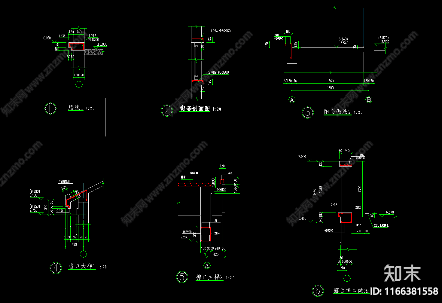 现代简约别墅建筑cad施工图下载【ID:1166381558】