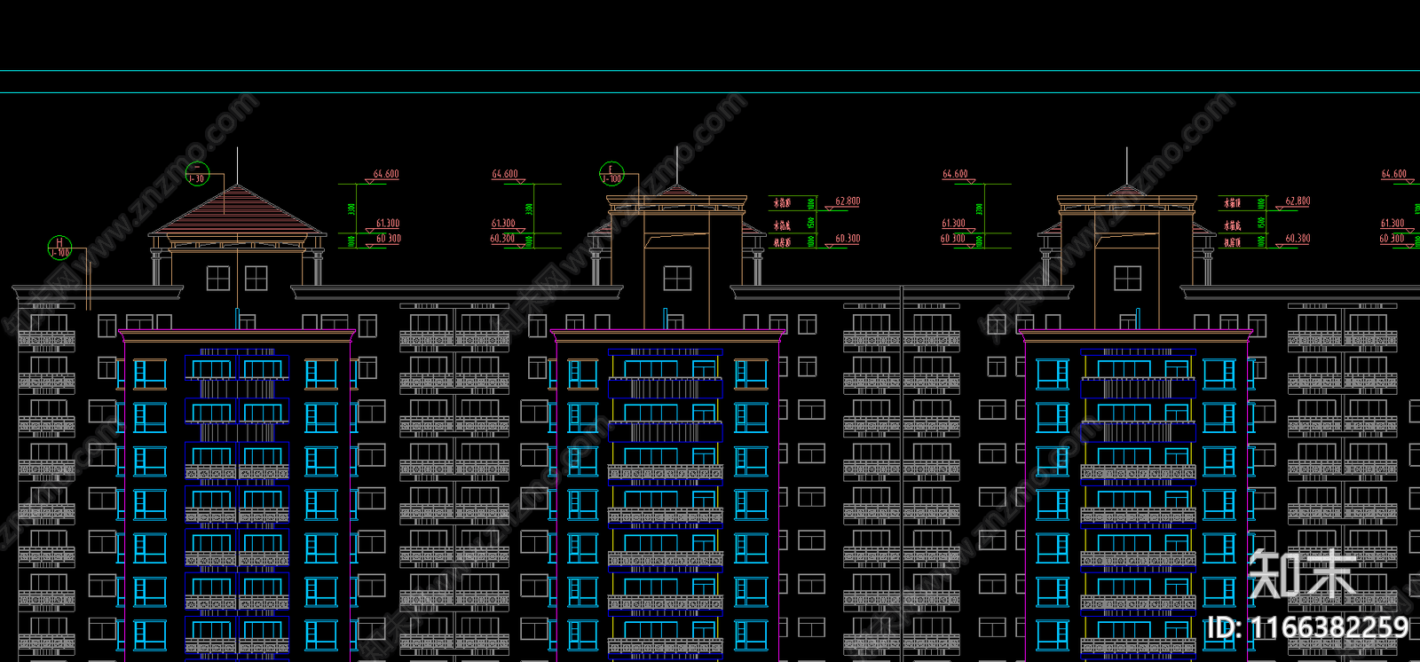 建筑平面图施工图下载【ID:1166382259】