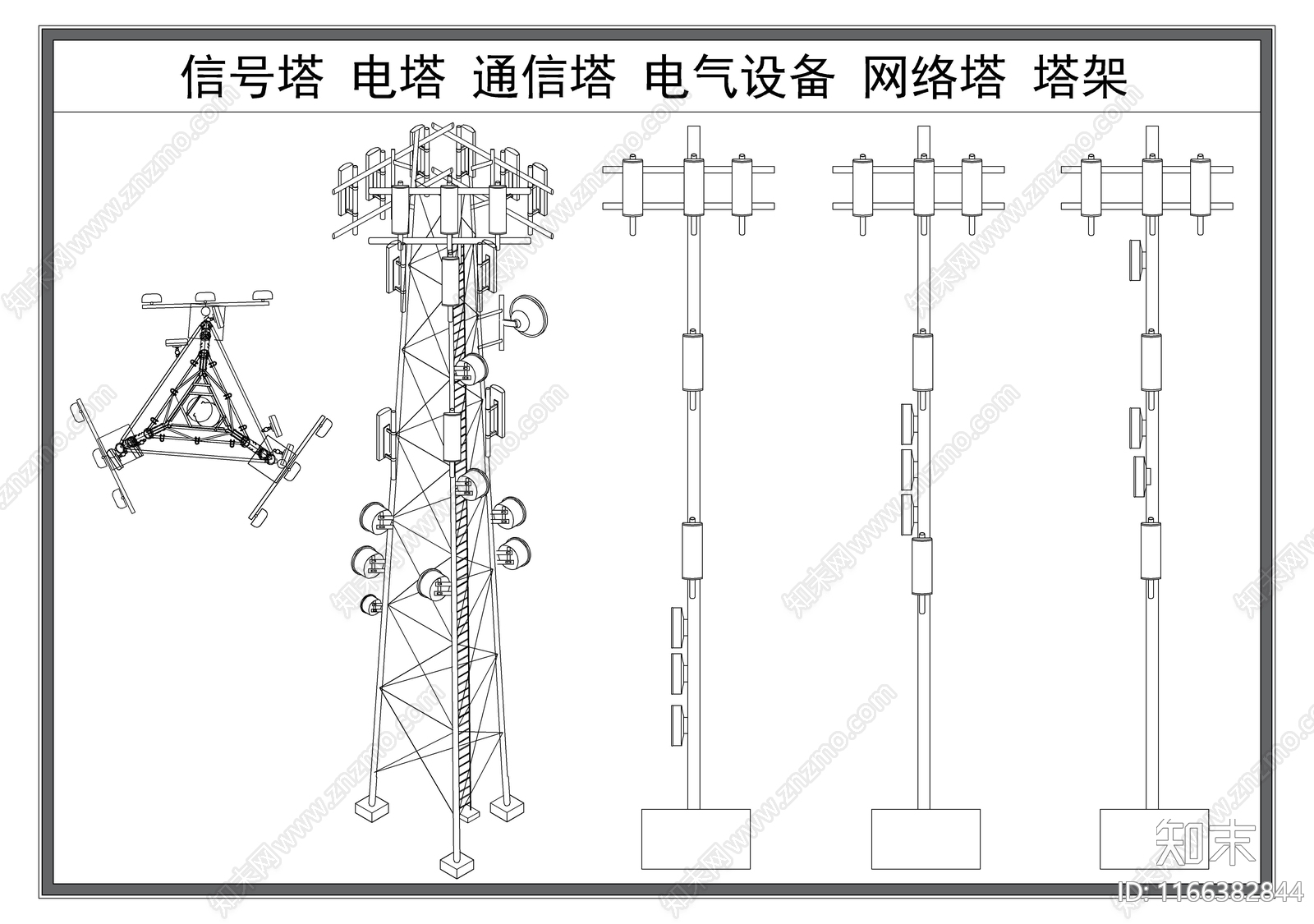 电气节点cad施工图下载【ID:1166382844】