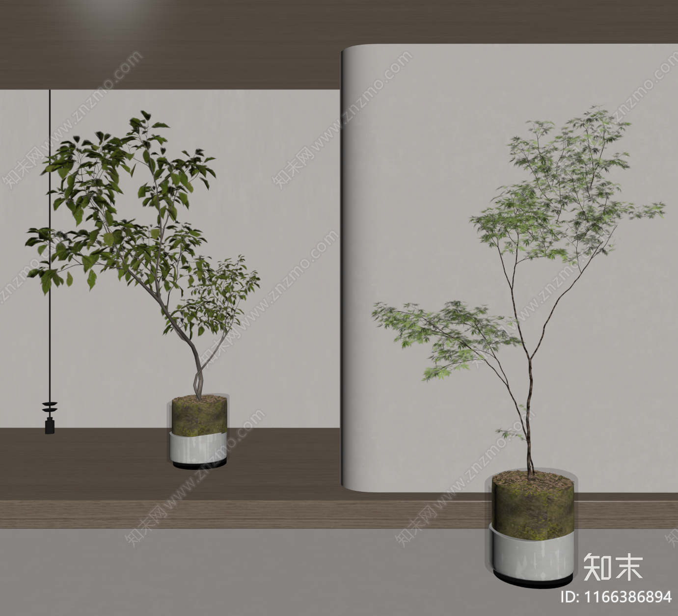 盆栽SU模型下载【ID:1166386894】