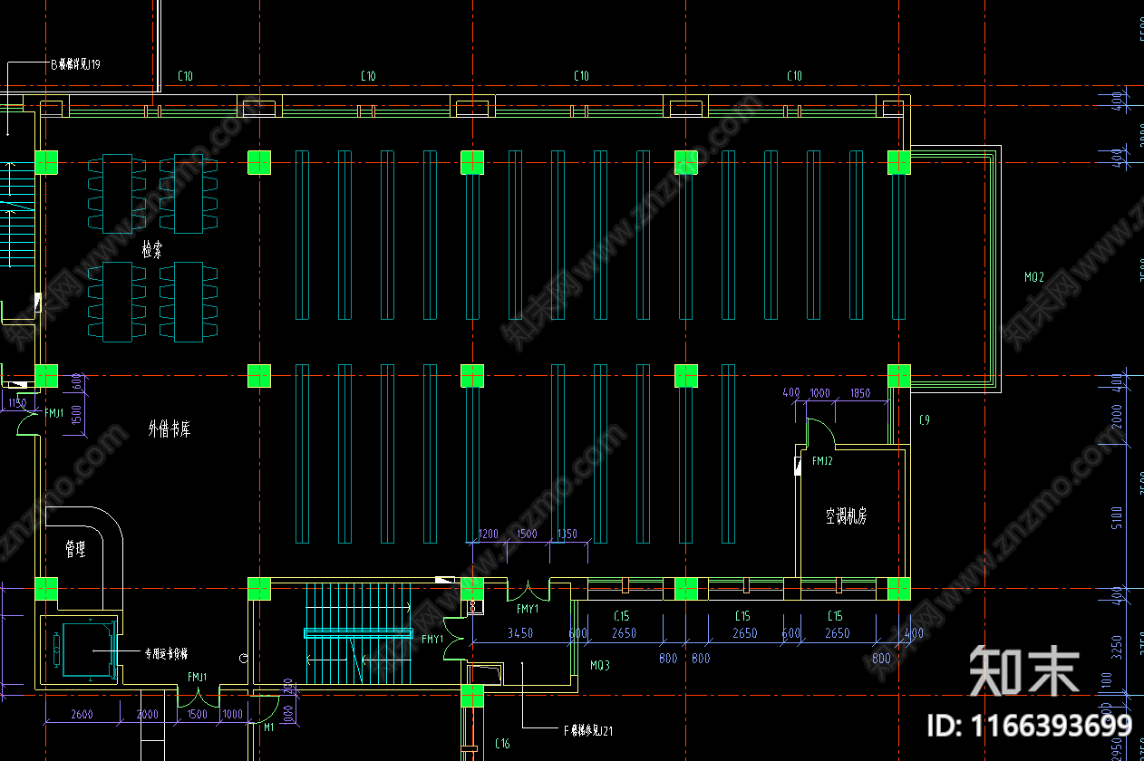 现代学校建筑cad施工图下载【ID:1166393699】