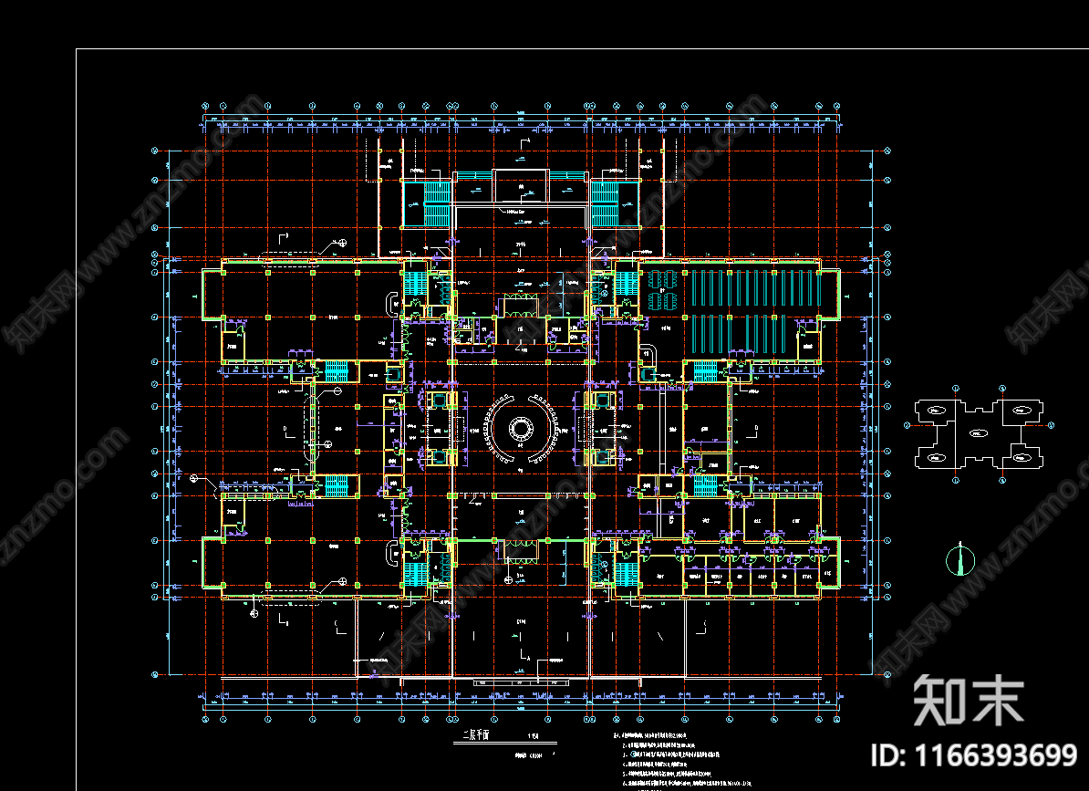 现代学校建筑cad施工图下载【ID:1166393699】