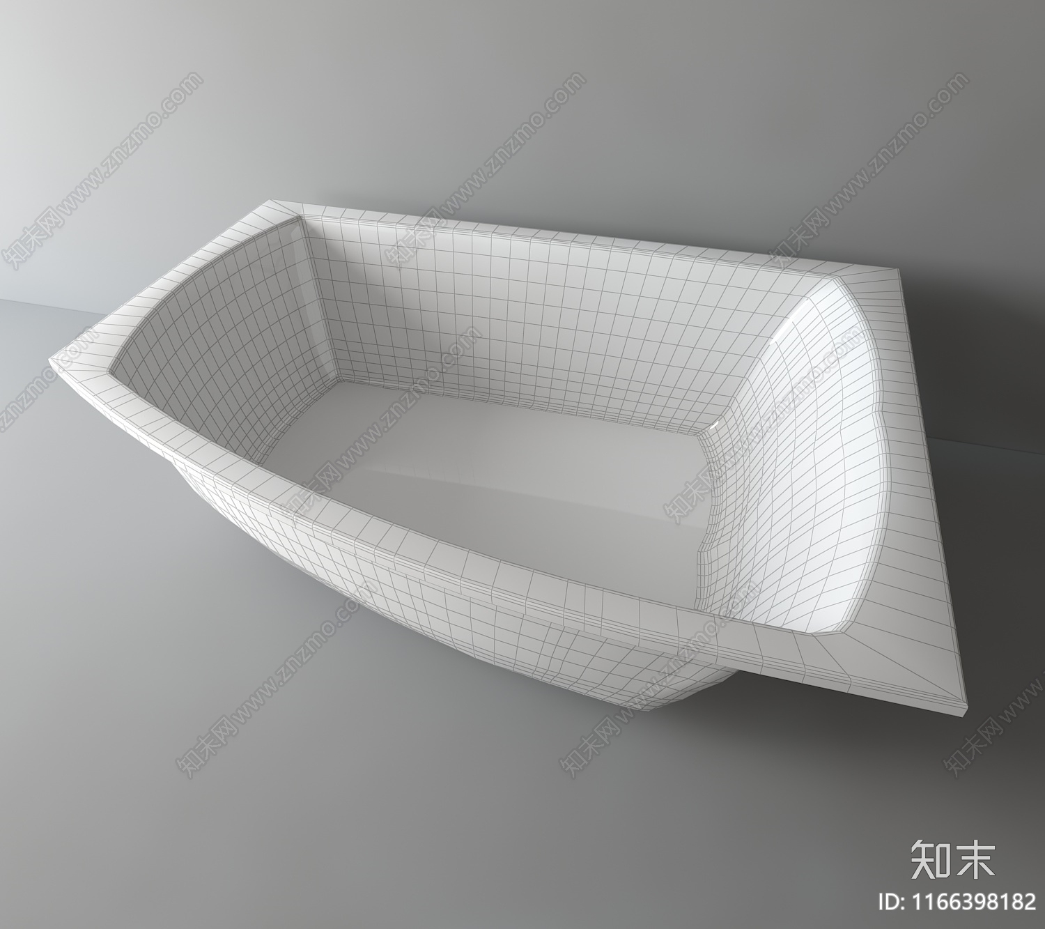 浴缸3D模型下载【ID:1166398182】