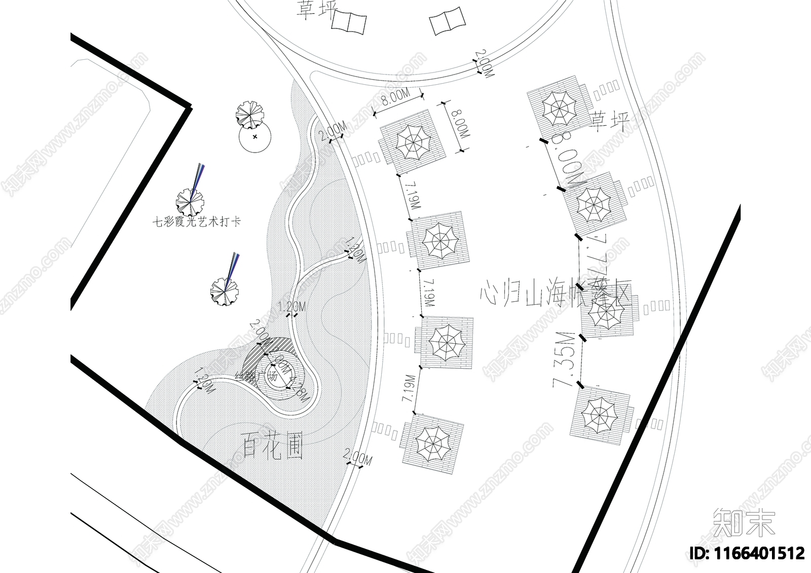 现代新中式帐篷施工图下载【ID:1166401512】