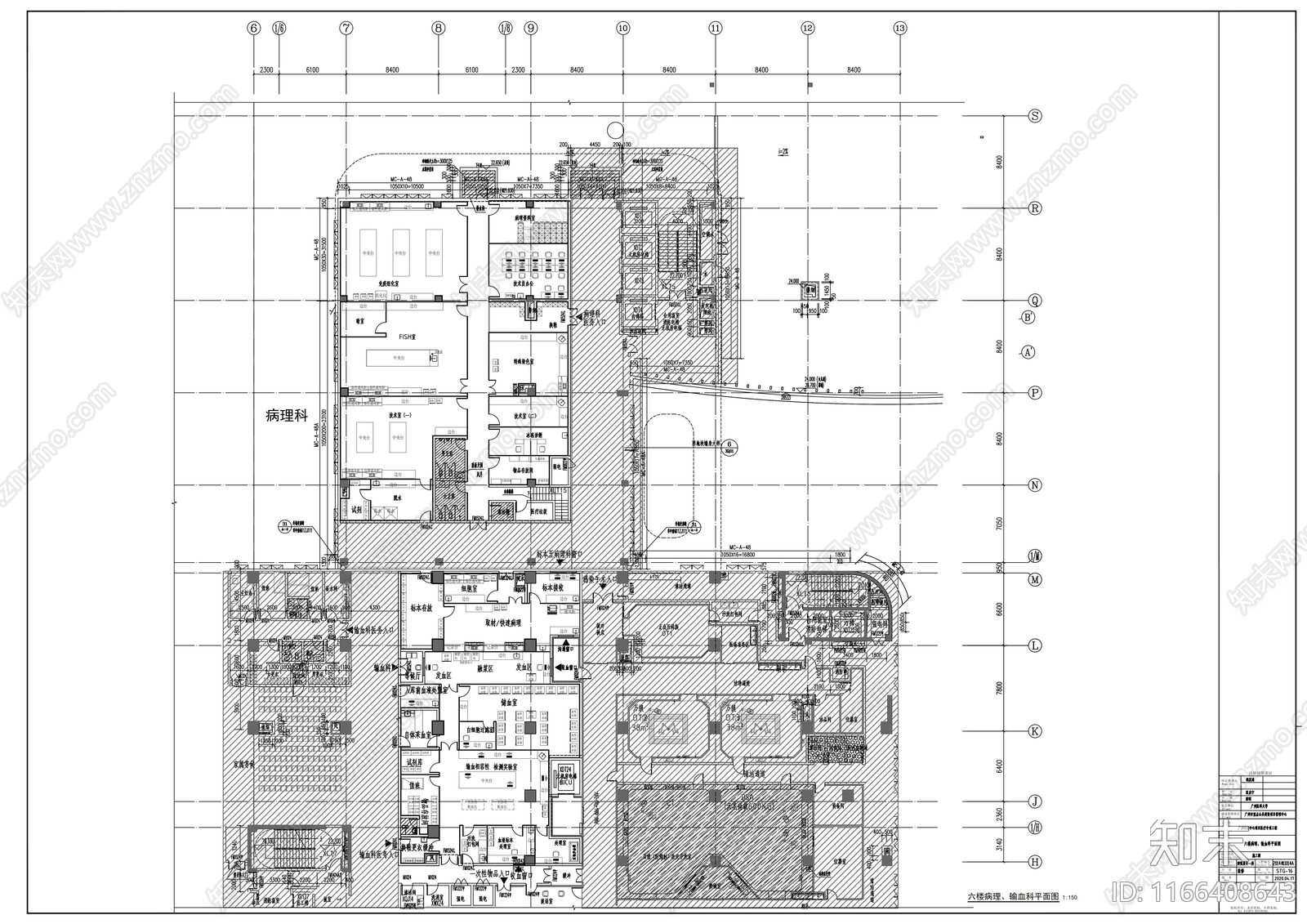 现代医院cad施工图下载【ID:1166408643】