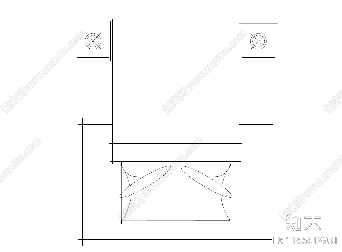 现代简约工装图库cad施工图下载【ID:1166412931】