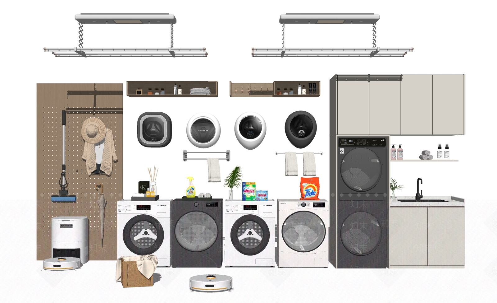 家用电器组合SU模型下载【ID:1166415093】