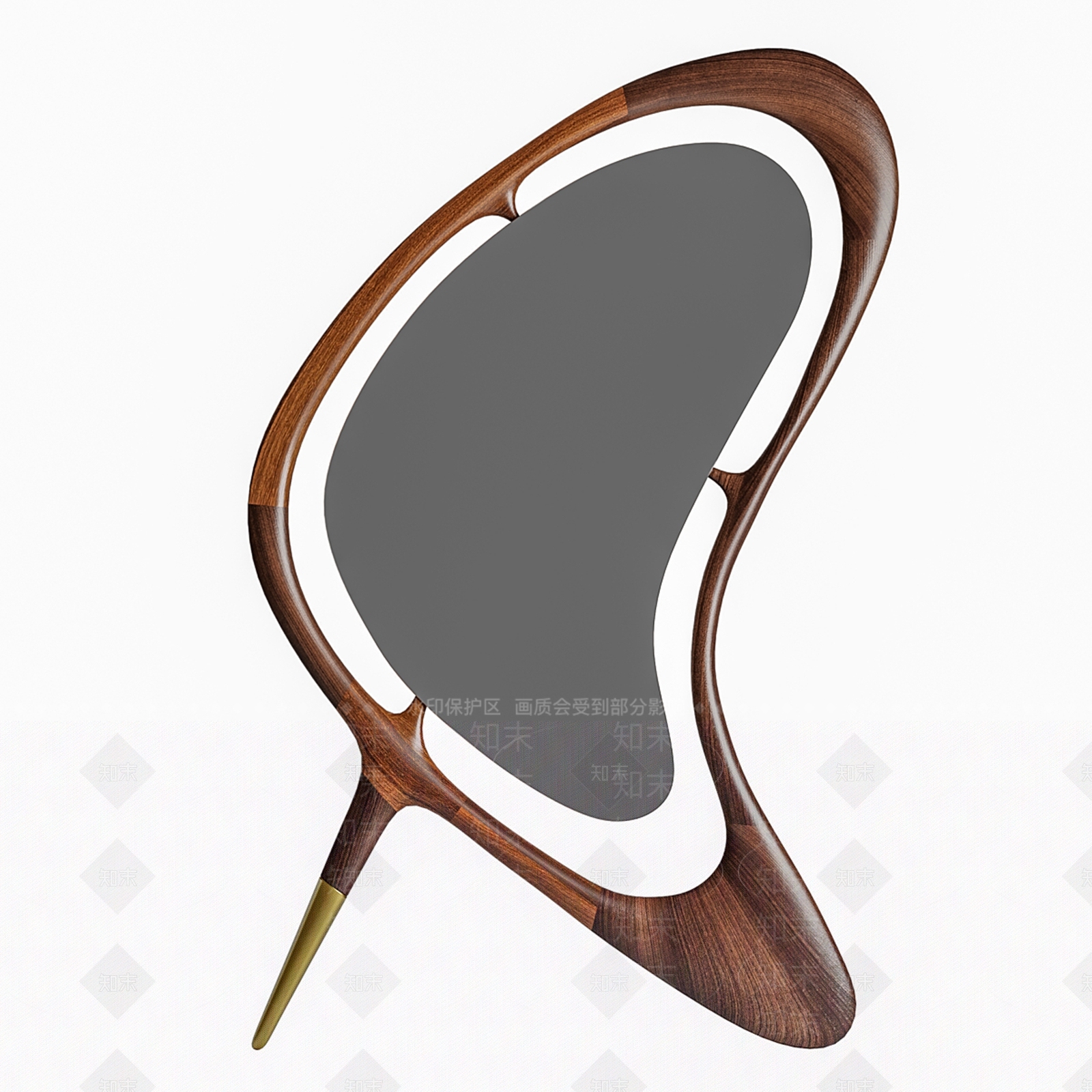现代中古镜子SU模型下载【ID:1166425409】