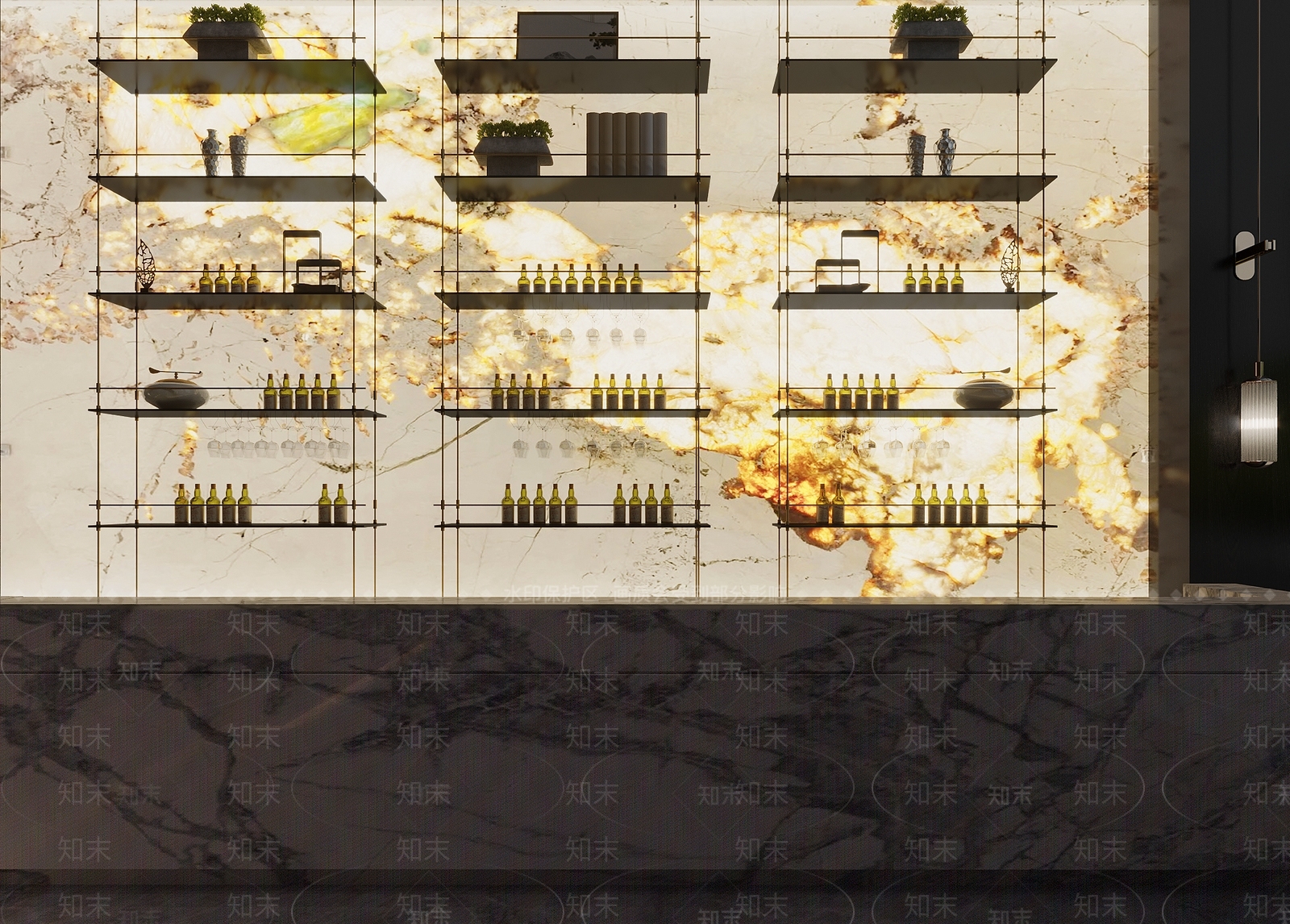 酒柜3D模型下载【ID:1166427506】