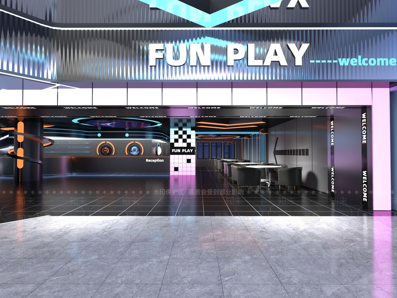 现代其他娱乐空间3D模型下载【ID:1166430287】_知末3d模型网