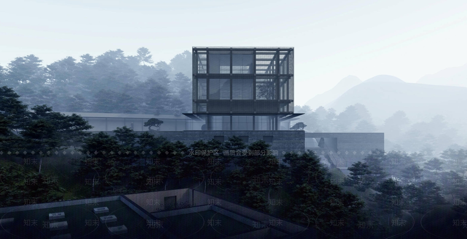 现代其他文化场馆SU模型下载【ID:1166539725】