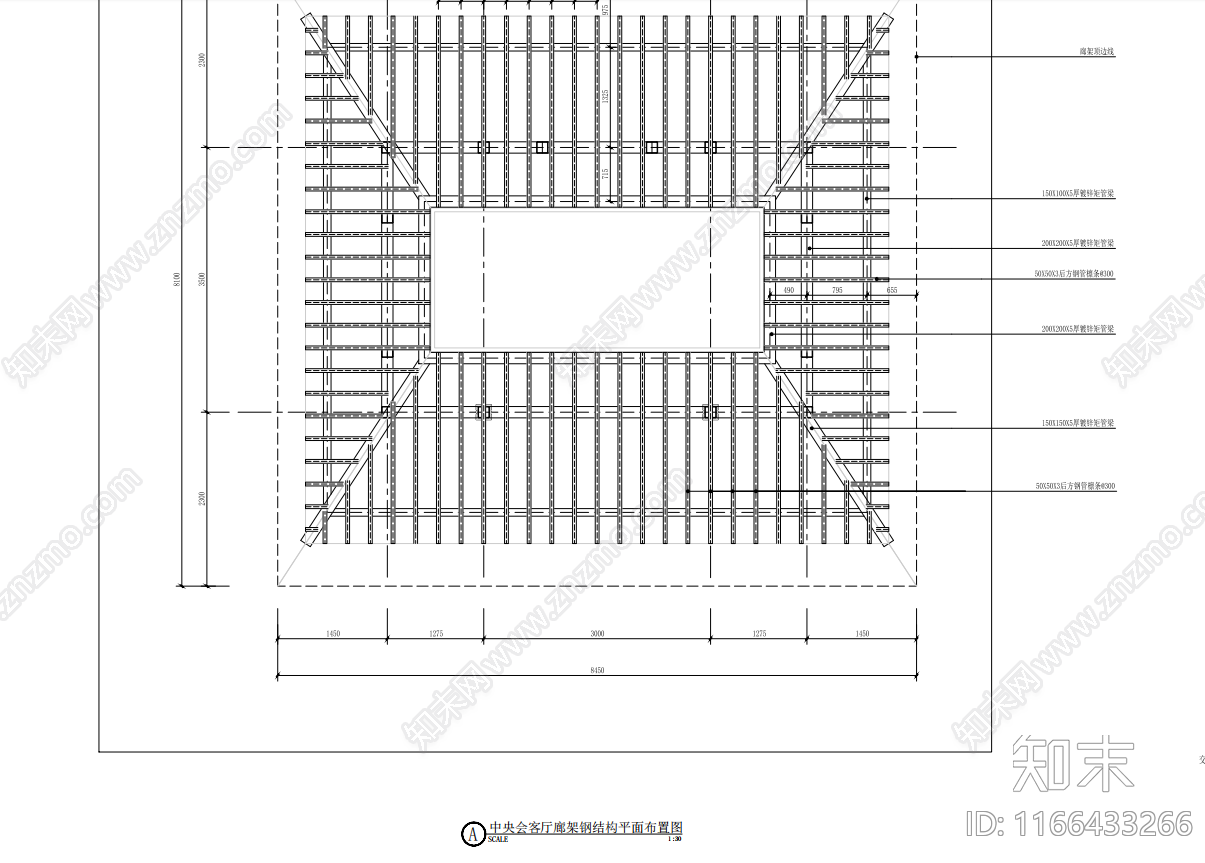 现代新中式廊架节点cad施工图下载【ID:1166433266】