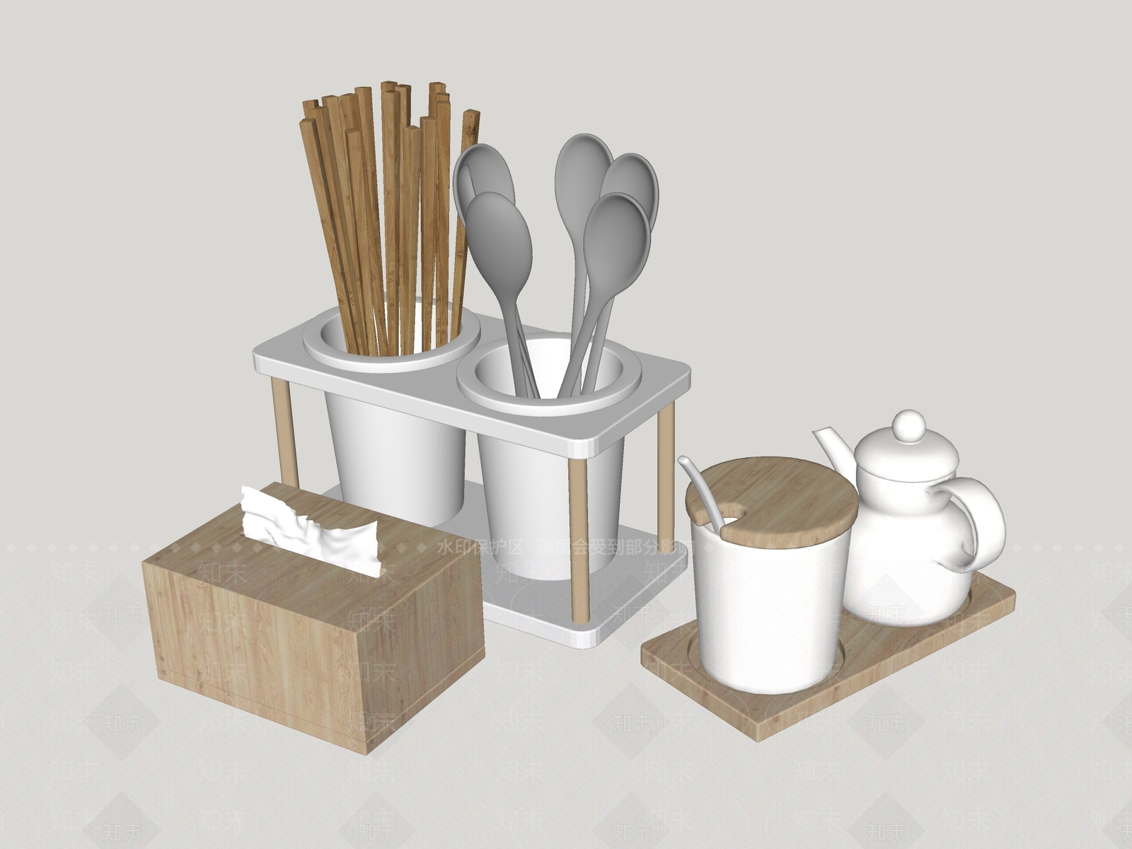 调味品SU模型下载【ID:1166436156】