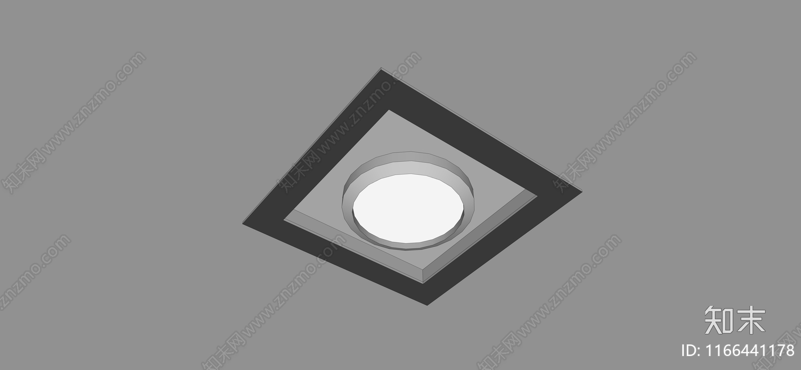 现代格栅灯SU模型下载【ID:1166441178】