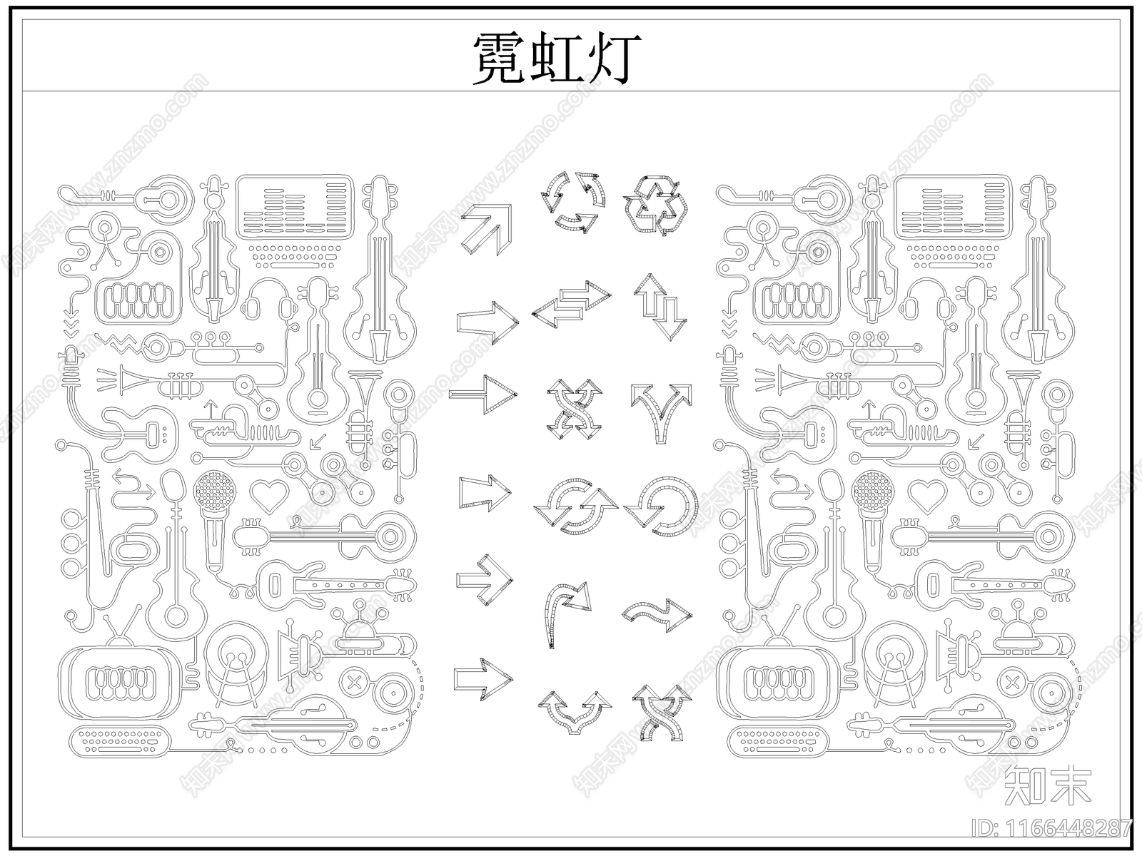 现代灯具图库cad施工图下载【ID:1166448287】