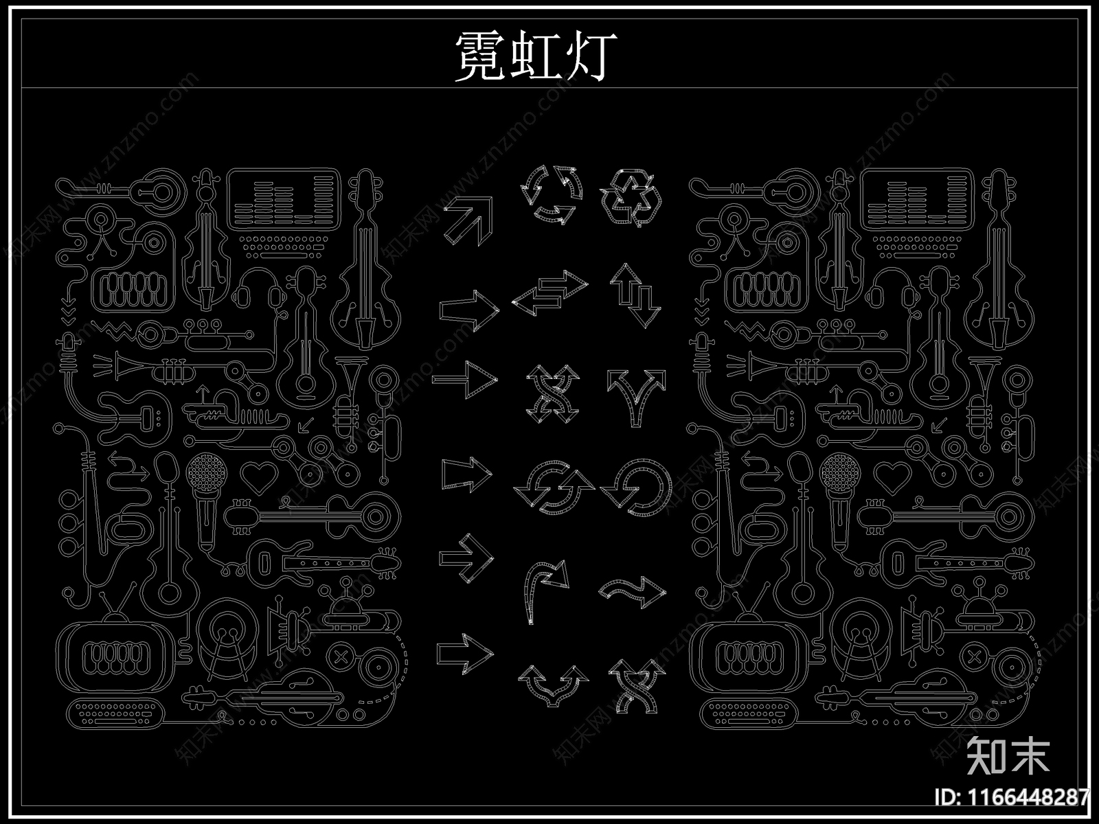 现代灯具图库cad施工图下载【ID:1166448287】
