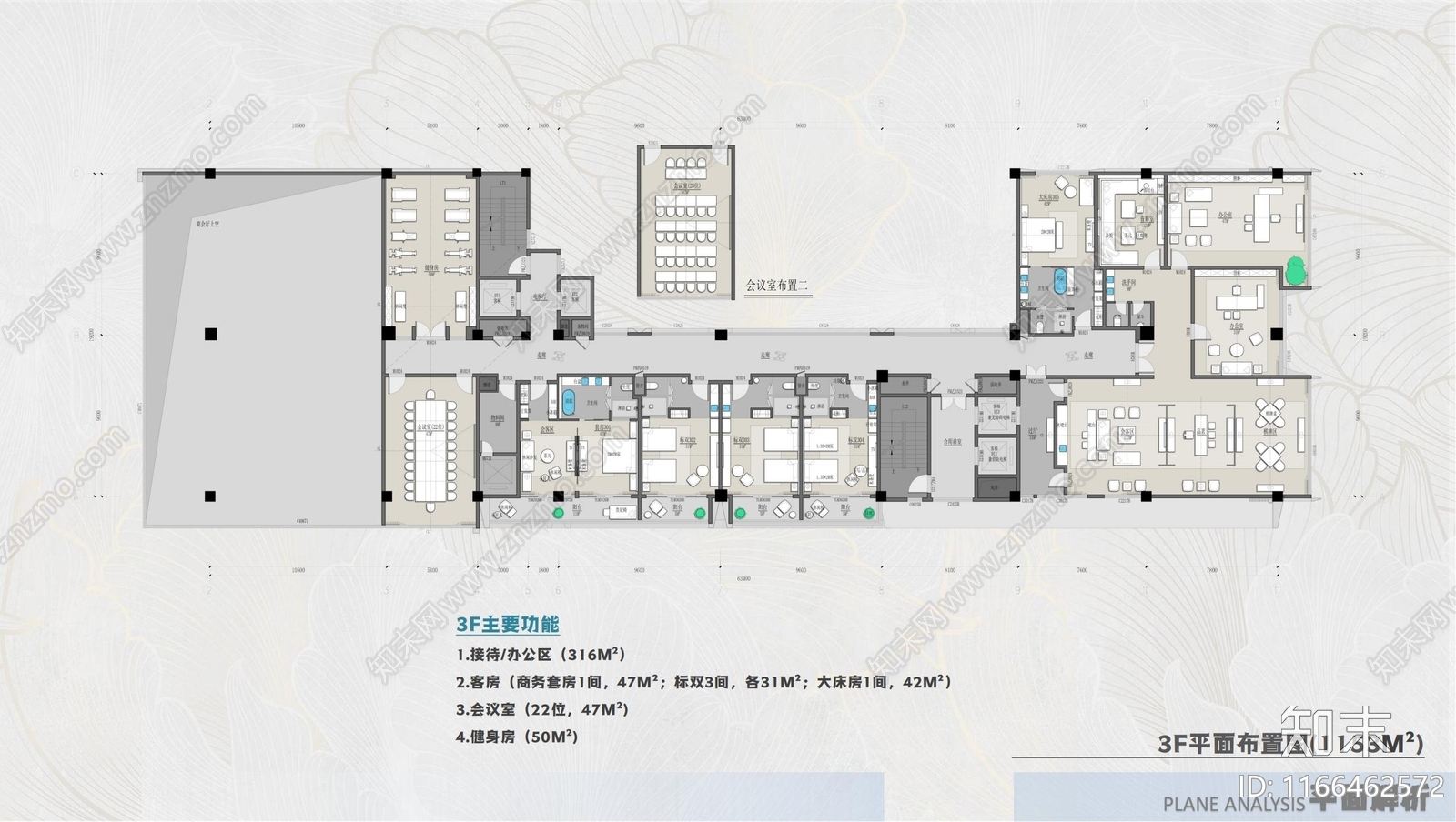 现代禅意酒店cad施工图下载【ID:1166462572】