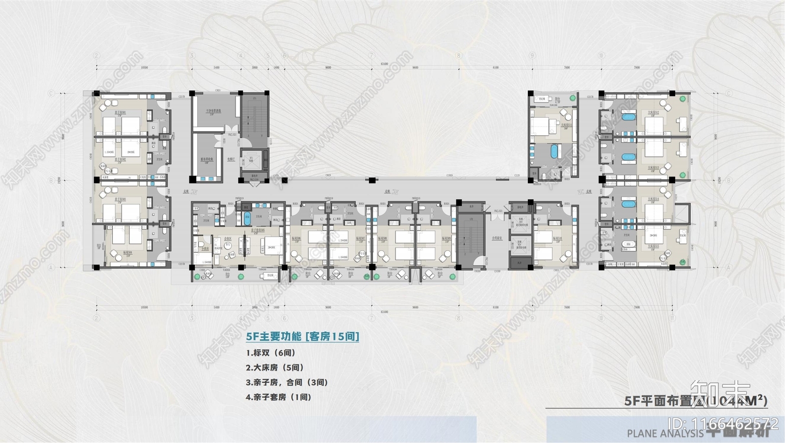 现代禅意酒店cad施工图下载【ID:1166462572】