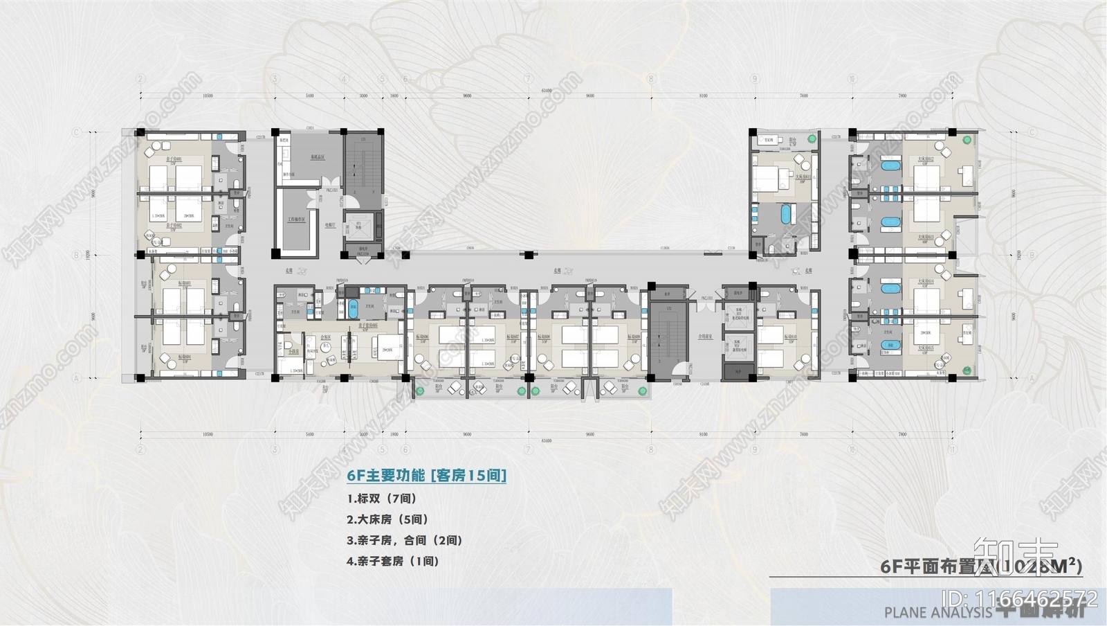 现代禅意酒店cad施工图下载【ID:1166462572】