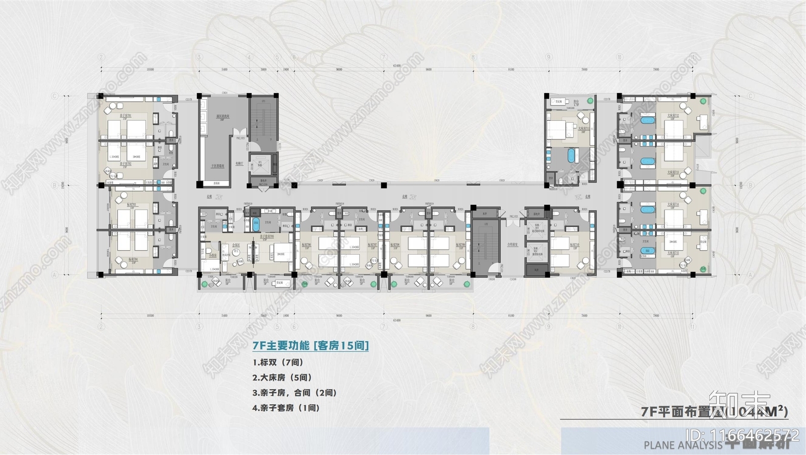 现代禅意酒店cad施工图下载【ID:1166462572】